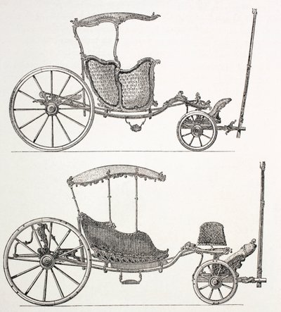 Carruajes franceses del siglo XVIII, 1875 de French School