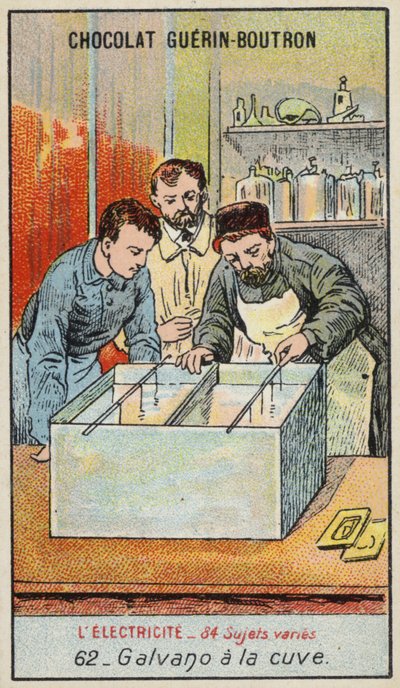 Tanque de electrotipia de French School