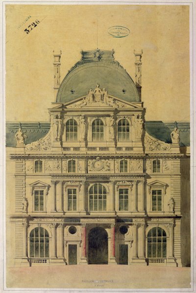 Elevación del Pavillon de l