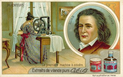 Elias Howe, inventor de la primera máquina de coser de French School