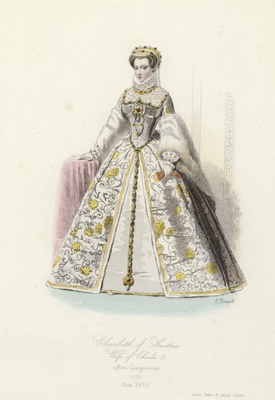 Isabel de Austria, esposa de Carlos IX de Francia de French School