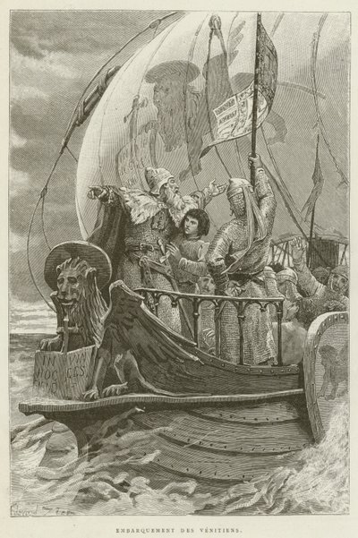 Embarque de los venecianos de French School