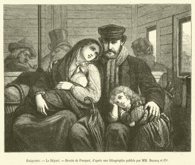 Emigrantes, La Partida de French School