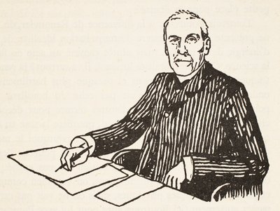 Emile Boutroux, ilustración de Histoire de la Nation Francaise, Ciencias, Volúmenes I y II, por Gabriel Hanotaux (1853-1944), 1924 de French School