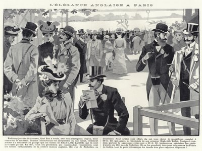 Elegancia inglesa en París de French School