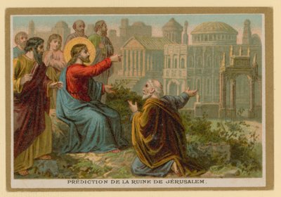 Episodio de la vida de Jesucristo (cromolito) de French School
