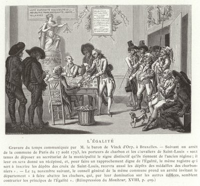 Igualdad, Revolución Francesa, 1793 de French School