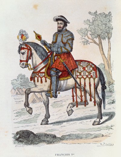 Retrato Ecuestre de Francisco I de French School
