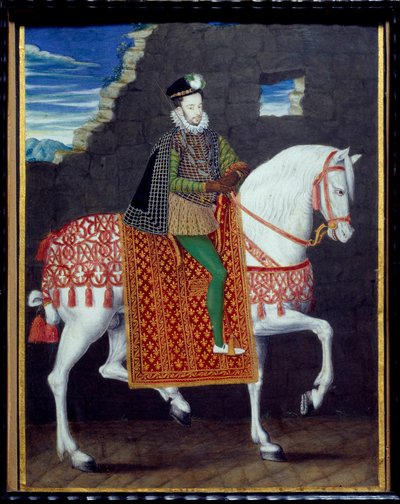 Retrato ecuestre de Enrique III, Rey de Francia de French School