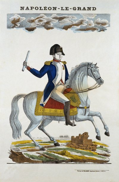 Retrato ecuestre de Napoleón I Bonaparte (1769-1821) de French School