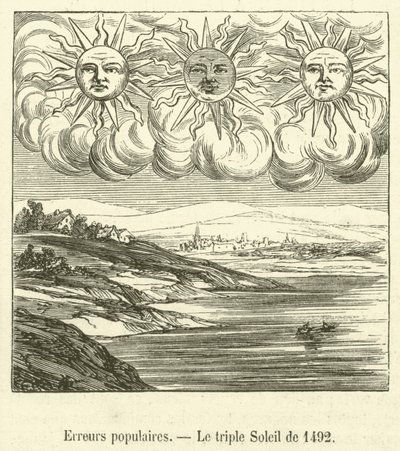 Errores populares, El triple Sol de 1492 de French School