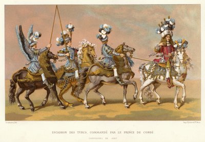 Escuadrón de los turcos, comandado por el Príncipe de Condé de French School