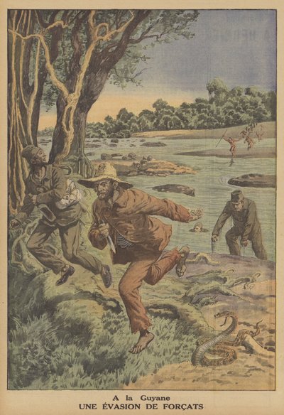 Fuga de convictos en la Guayana Francesa de French School