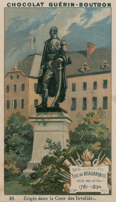 Eug de Beauharnais, Vice-Rey de Italia, 1781-1824, Erigida en el Patio de los Inválidos de French School
