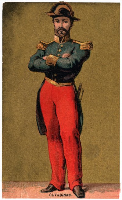 Eugene Cavaignac, c.1900 (grabado) de French School
