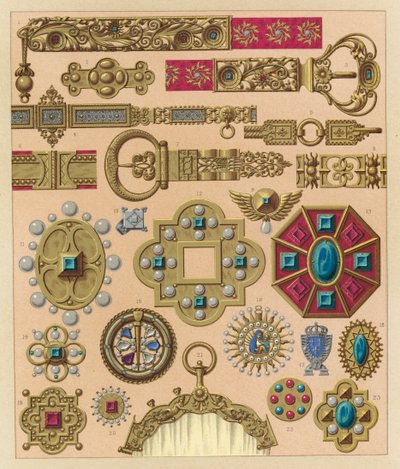 Traje de Europa, siglos XIV-XV de French School