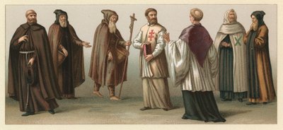 Traje europeo XV-XVIII de French School