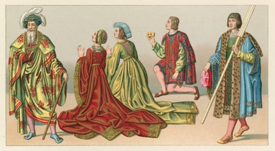 Traje de Europa XV-XVI de French School
