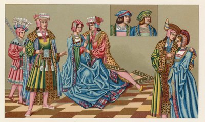 Traje de Europa XV-XVI de French School