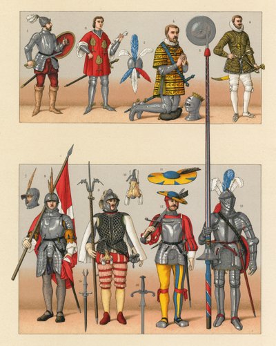 Europa Traje de los siglos XV-XVI de French School