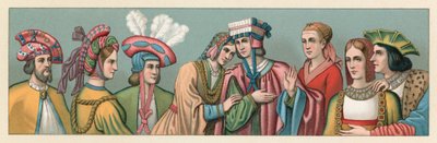 Traje de Europa XV-XVI de French School