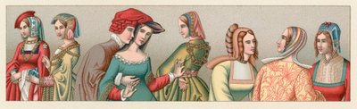 Traje de Europa de los siglos XV-XVI de French School