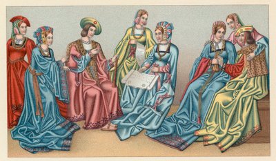 Traje de Europa XV-XVI de French School