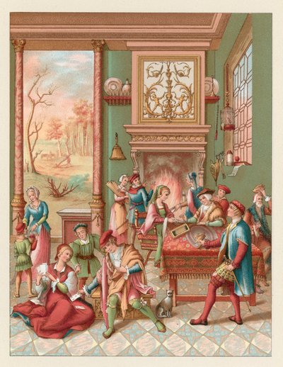 Europa Traje de los siglos XV-XVI de French School