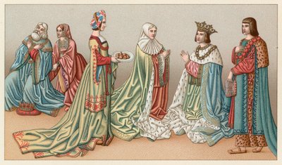 Traje de Europa XV-XVI de French School