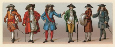 Traje de Europa de los siglos XVII-XVIII de French School