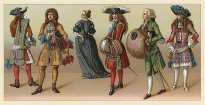 Traje de Europa XVII-XVIII de French School