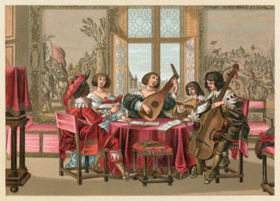 Traje de Europa del siglo XVII de French School