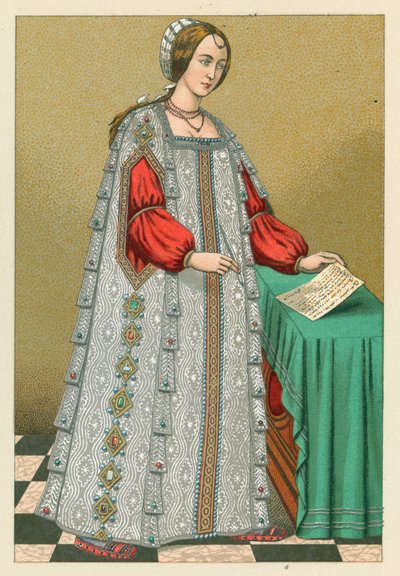 Europa Traje del siglo XVI de French School