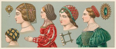 Traje europeo del siglo XVI de French School