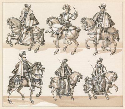 Traje del siglo XVI en Europa de French School