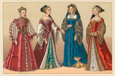 Traje del siglo XVI en Europa de French School
