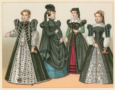 Traje del Siglo XVI en Europa de French School