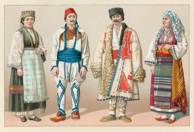 Traje de Turquía europea de French School