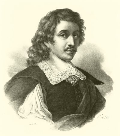 Eustache Le Sueur o Lesueur, retrato de French School