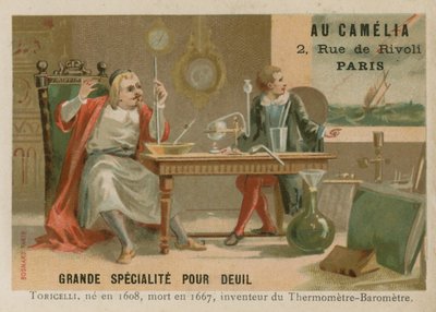 Evangelista Torricelli, físico y matemático italiano de French School