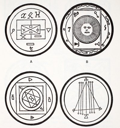 Ejemplos de talismanes antiguos de French School