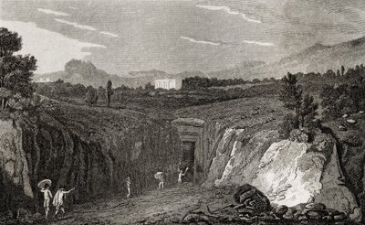 Excavación que conduce a los restos de Herculano de French School