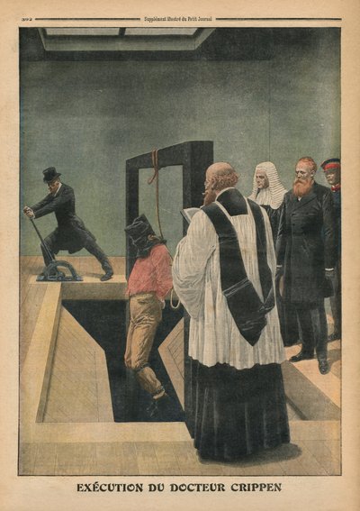 Ejecución del Doctor Crippen, ilustración de 