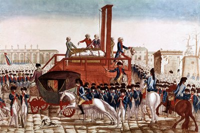 Ejecución de Luis XVI de Francia, 21 de enero de French School