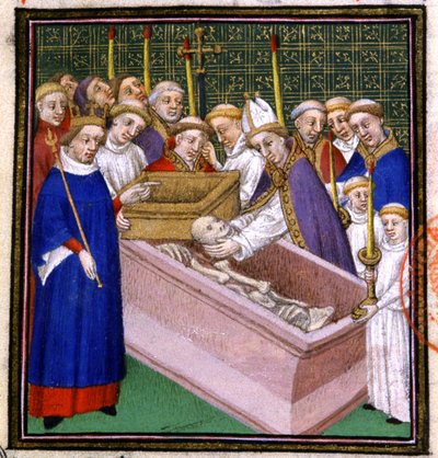 Exhumación y canonización de St. de French School