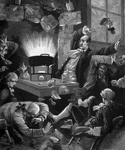 Experiencia de Guillaume François Rouelle, conocido como Rouelle el Viejo (1703-1770), boticario y químico francés de French School