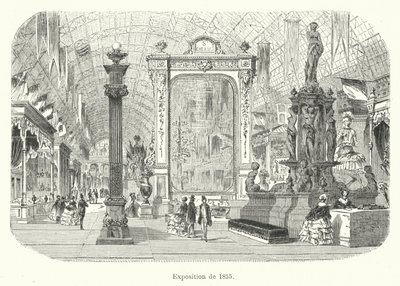 Exposición de 1855 (grabado) de French School