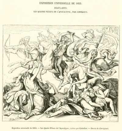 Exposición universal de 1855, Los Cuatro Jinetes del Apocalipsis de French School