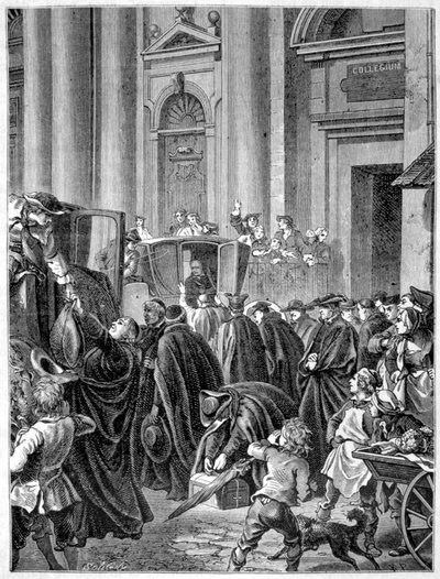 Expulsión de los Jesuitas (1764) - en “Historia de Francia popular” por Henri Martin de French School