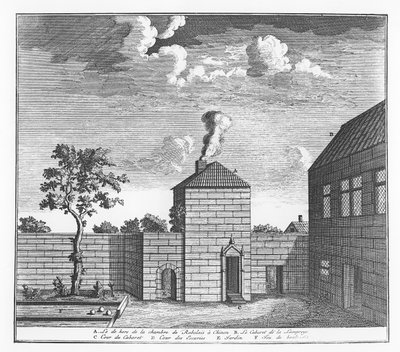 Exterior de la casa de François Rabelais en Chinon de French School